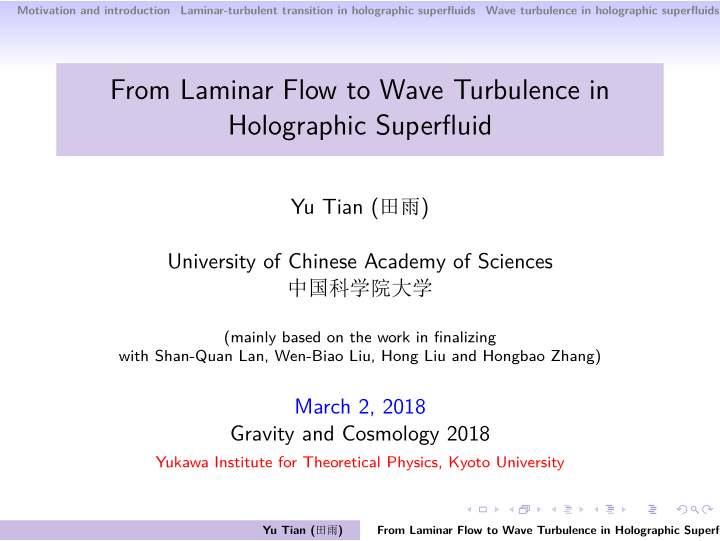 from laminar flow to wave turbulence in holographic
