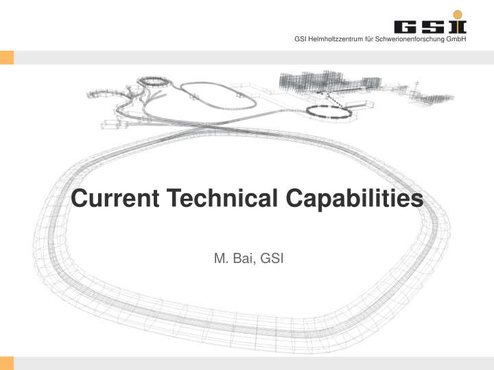 m bai gsi gsi helmholtzzentrum f r schwerionenforschung