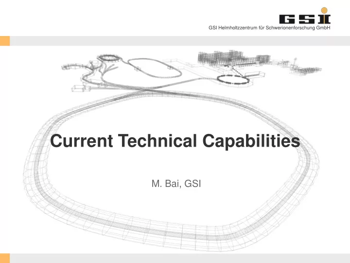 m bai gsi gsi helmholtzzentrum f r schwerionenforschung