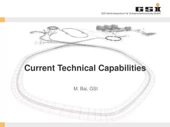 M. Bai, GSI  GSI Helmholtzzentrum fr Schwerionenforschung GmbH  Achieved nominal beam intensity