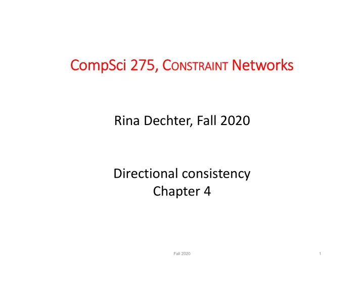 com compsci sci 275
