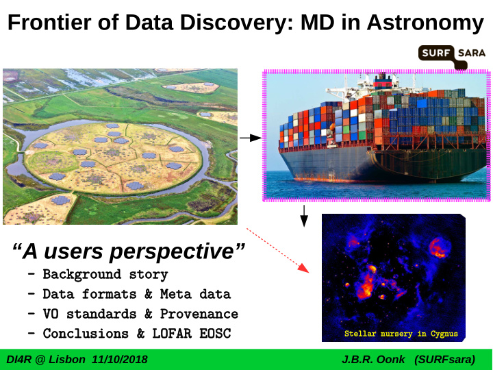 frontier of data discovery md in astronomy a users