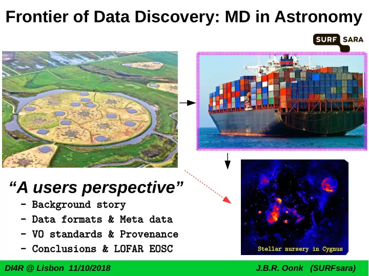 frontier of data discovery md in astronomy a users