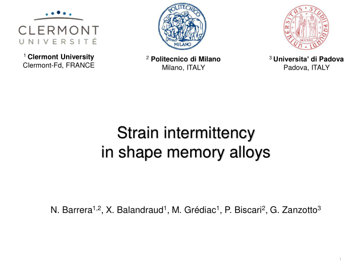 in shape memory alloys