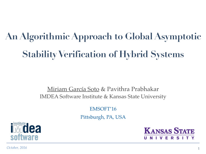 an algorithmic approach to global asymptotic stability