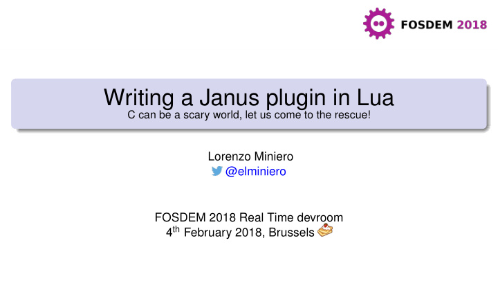 writing a janus plugin in lua