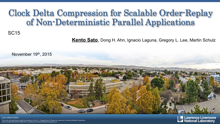 cloc ock del elta com ompres ession on for for scalable e