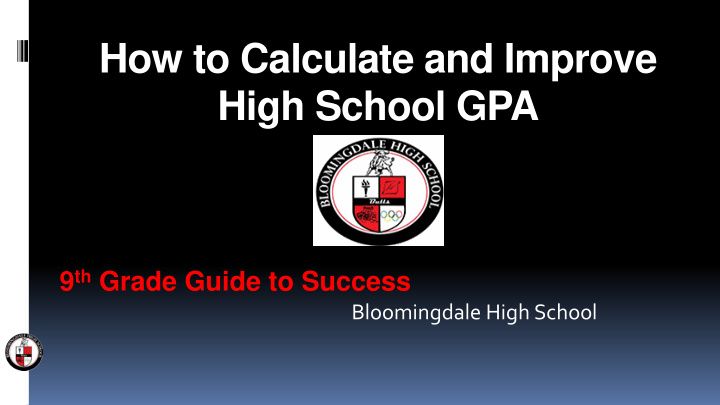 how to calculate and improve high school gpa