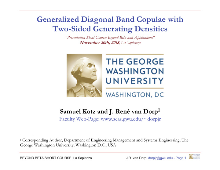generalized diagonal band copulae with two sided