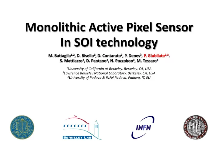 in soi technology