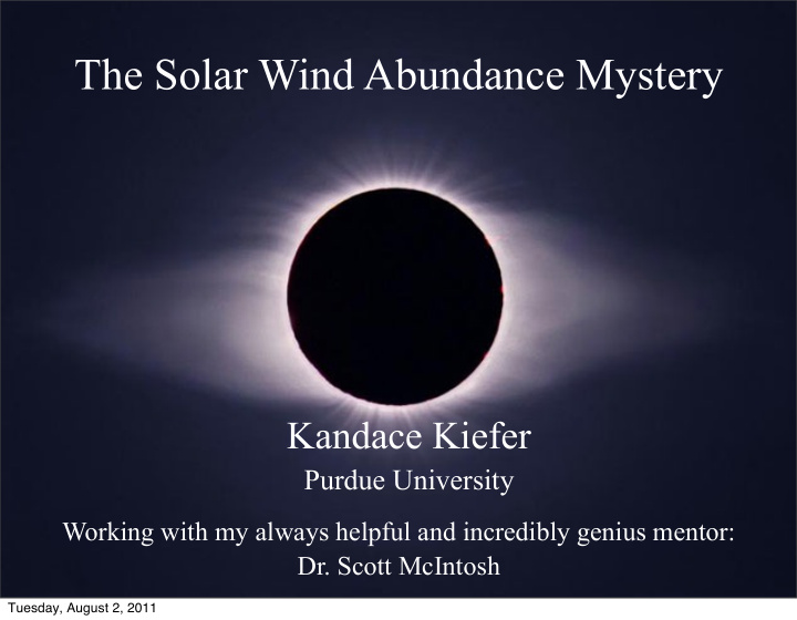 the solar wind abundance mystery