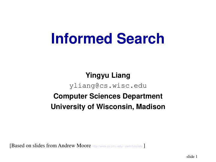 informed search