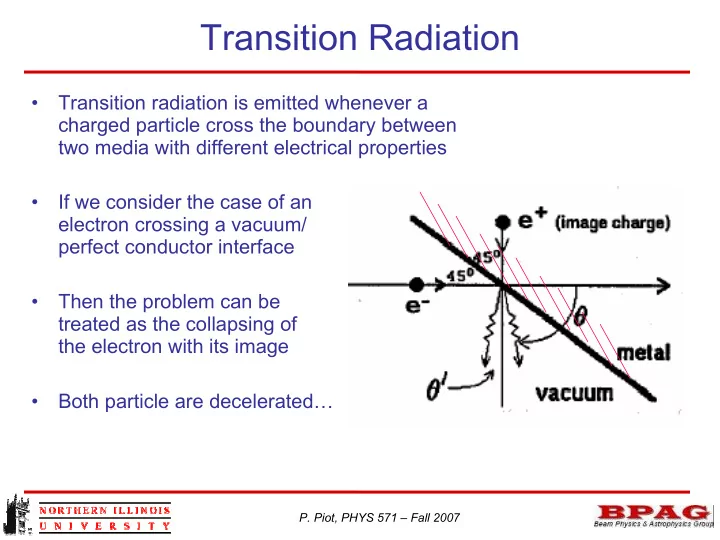 transition radiation