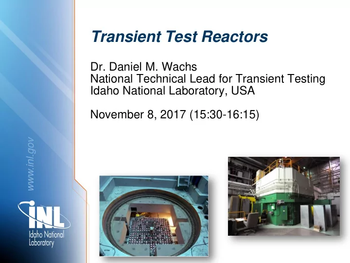 transient test reactors