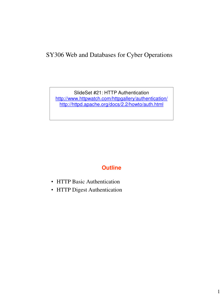 sy306 web and databases for cyber operations