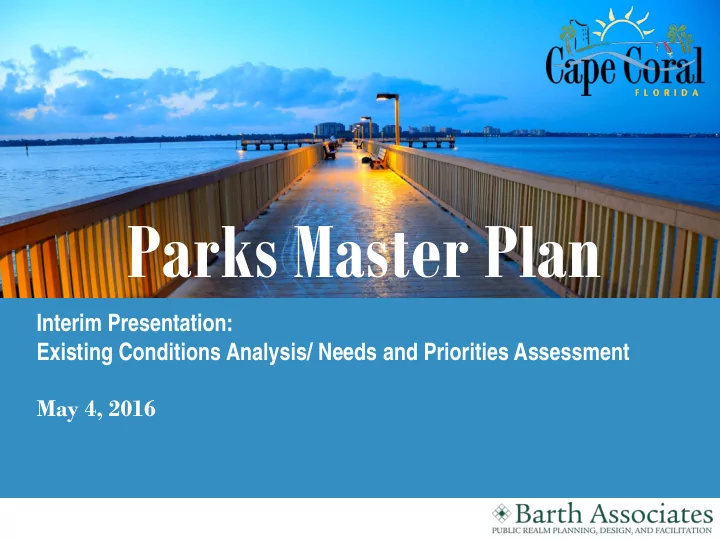 parks master plan