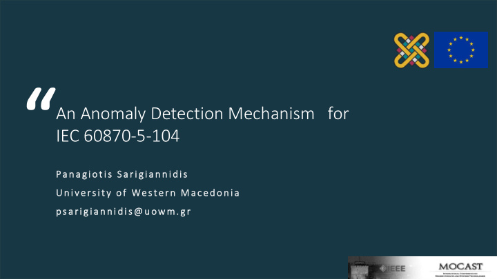 an anomaly detection mechanism for iec 60870 5 104