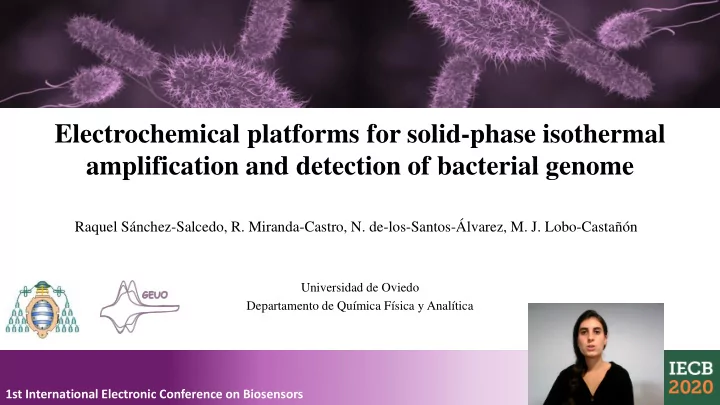 electrochemical platforms for solid phase isothermal
