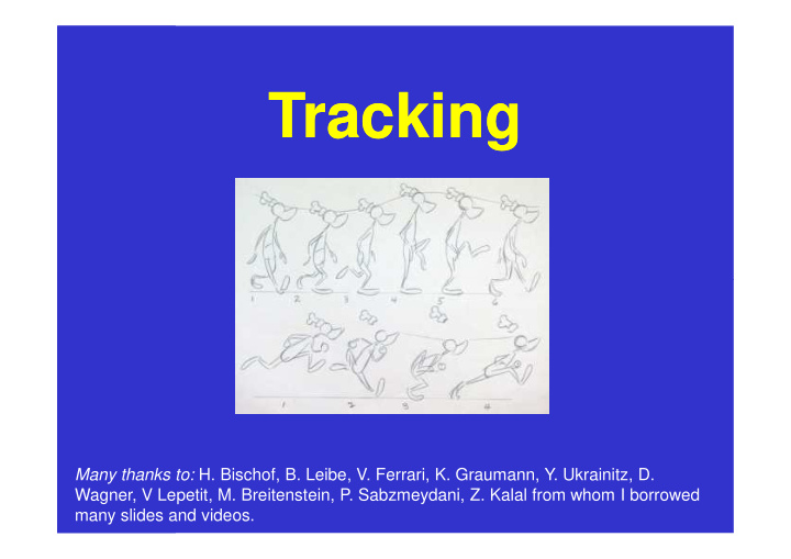 tracking tracking