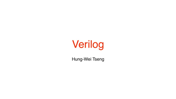 verilog