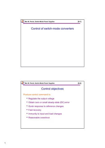 Switch-mode converters  as feedback systems  A  B      m  e v o     v  d