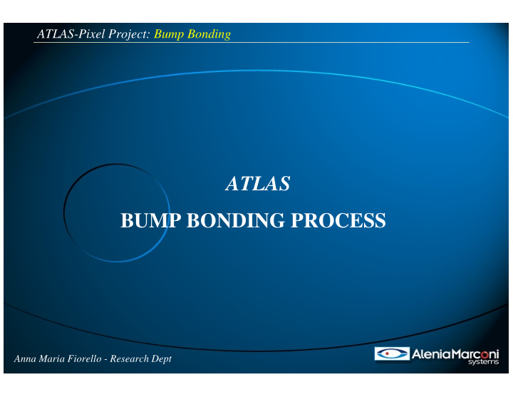 atlas bump bonding process