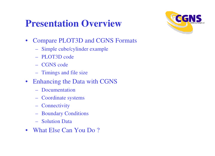 presentation overview