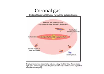 Coronal gas  Inverse Compton emission (=  sca4ering of photons off rela8vis8c  electrons)  ~  h