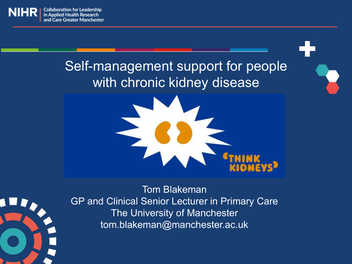 self management support for people with chronic kidney