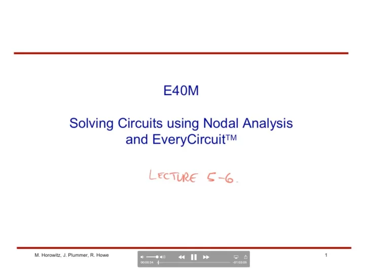 how do we figure out the voltages and currents