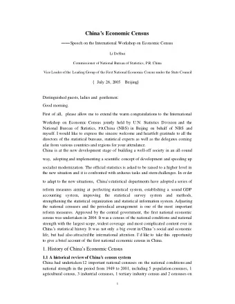 basic units. Before 1994, there was not a standard setup for censuses or periodic  arrangement due
