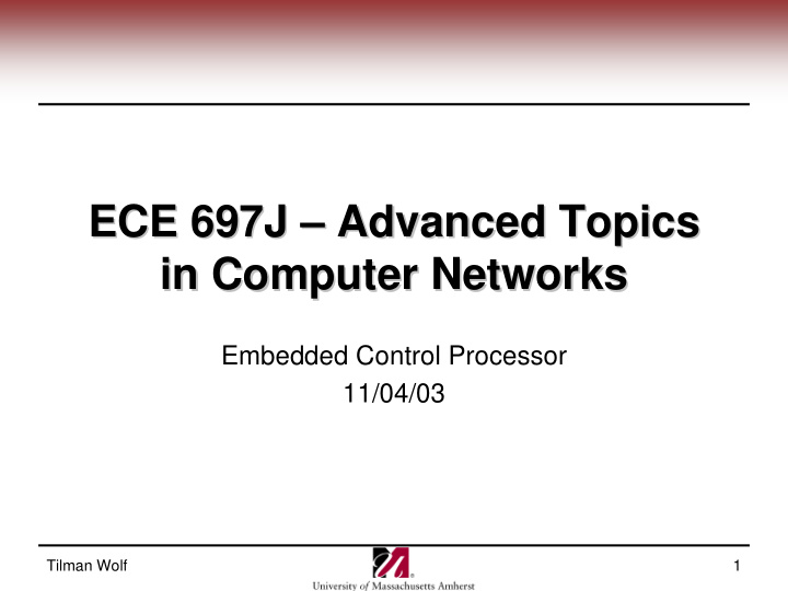 ece 697j advanced topics advanced topics ece 697j in