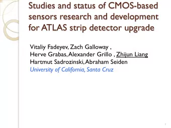 Studies and status of CMOS-based  sensors research and development for ATLAS strip detector upgrade