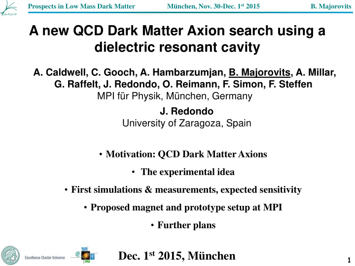 a new qcd dark matter axion search using a dielectric
