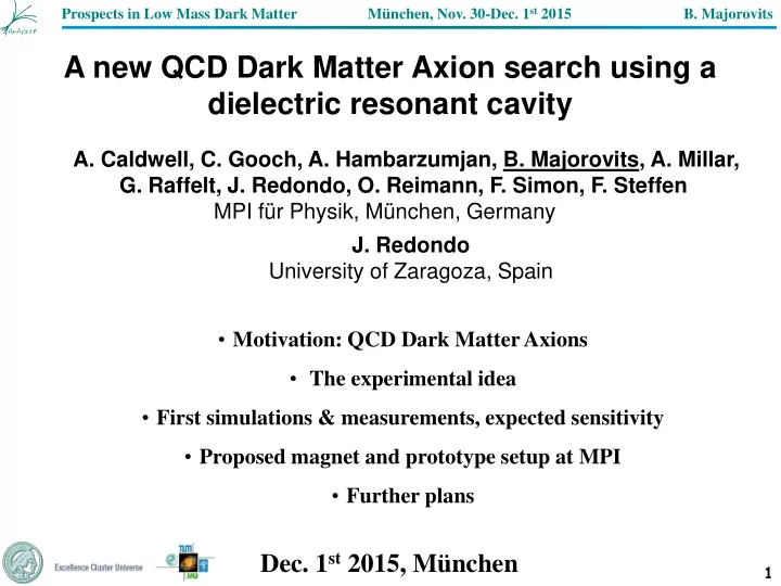 a new qcd dark matter axion search using a dielectric