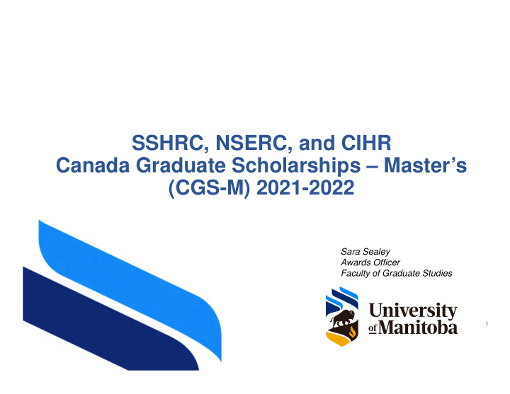sshrc nserc and cihr canada graduate scholarships master