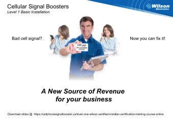 A New Source of Revenue  for your business  Download slides @