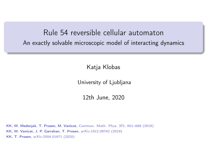 rule 54 reversible cellular automaton