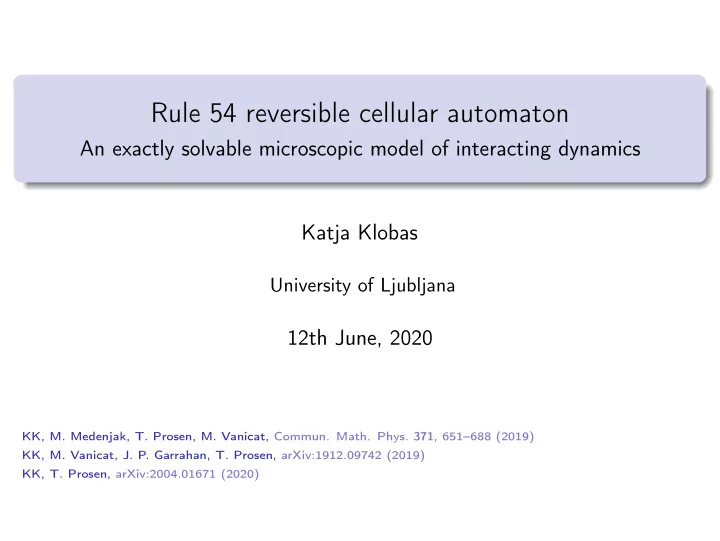 rule 54 reversible cellular automaton
