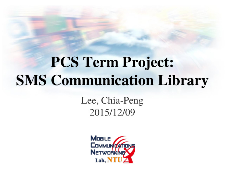 sms communication library