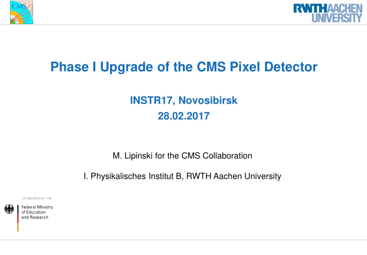 phase i upgrade of the cms pixel detector