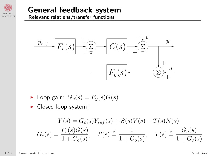 general feedback system