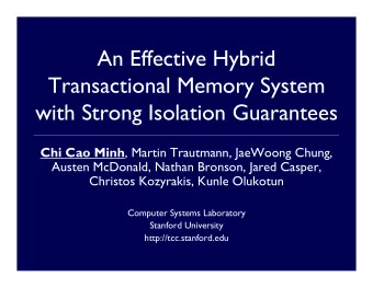AnEffectiveHybrid  TransactionalMemorySystem
