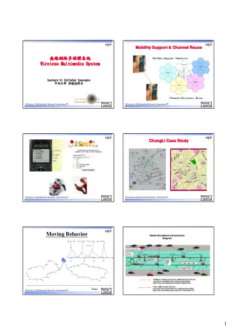 Moving Behavior (  1 ,  1 , S 1 )     (  2 ,  2 , S 2 )    (  3 ,  3 , S 3 )    (  4