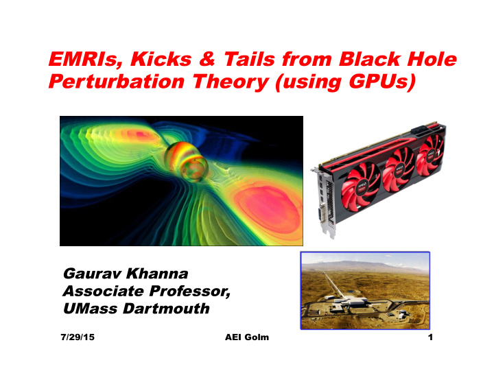 emris kicks tails from black hole perturbation theory