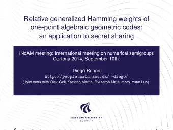 Relative generalized Hamming weights of  one-point algebraic geometric codes:  an application to