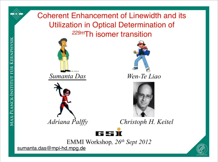 coherent enhancement of linewidth and its