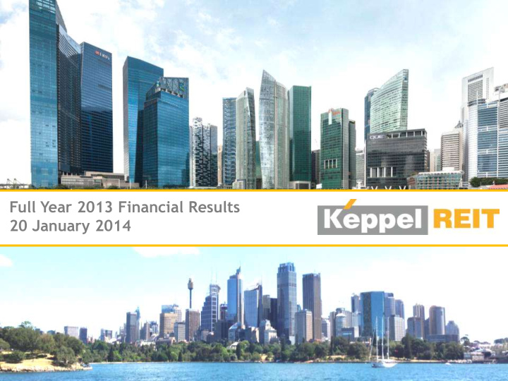 full year 2013 financial results