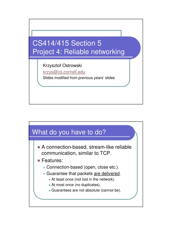 cs414 415 section 5