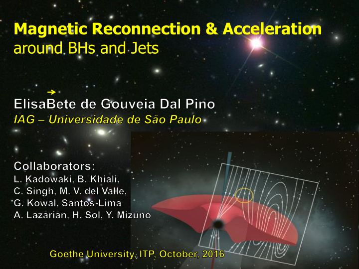 magnetic reconnection acceleration around bhs and jets